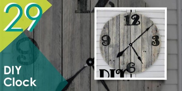 What time is it? It's time to re-create this DIY pallet clock!