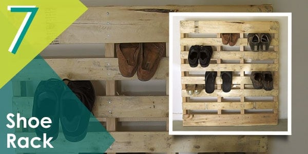 Organise your shoe collection with this pallet shoe rack organiser!
