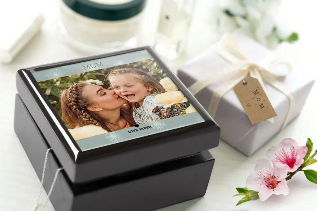 Personalised keepsafe box for Mother's Day