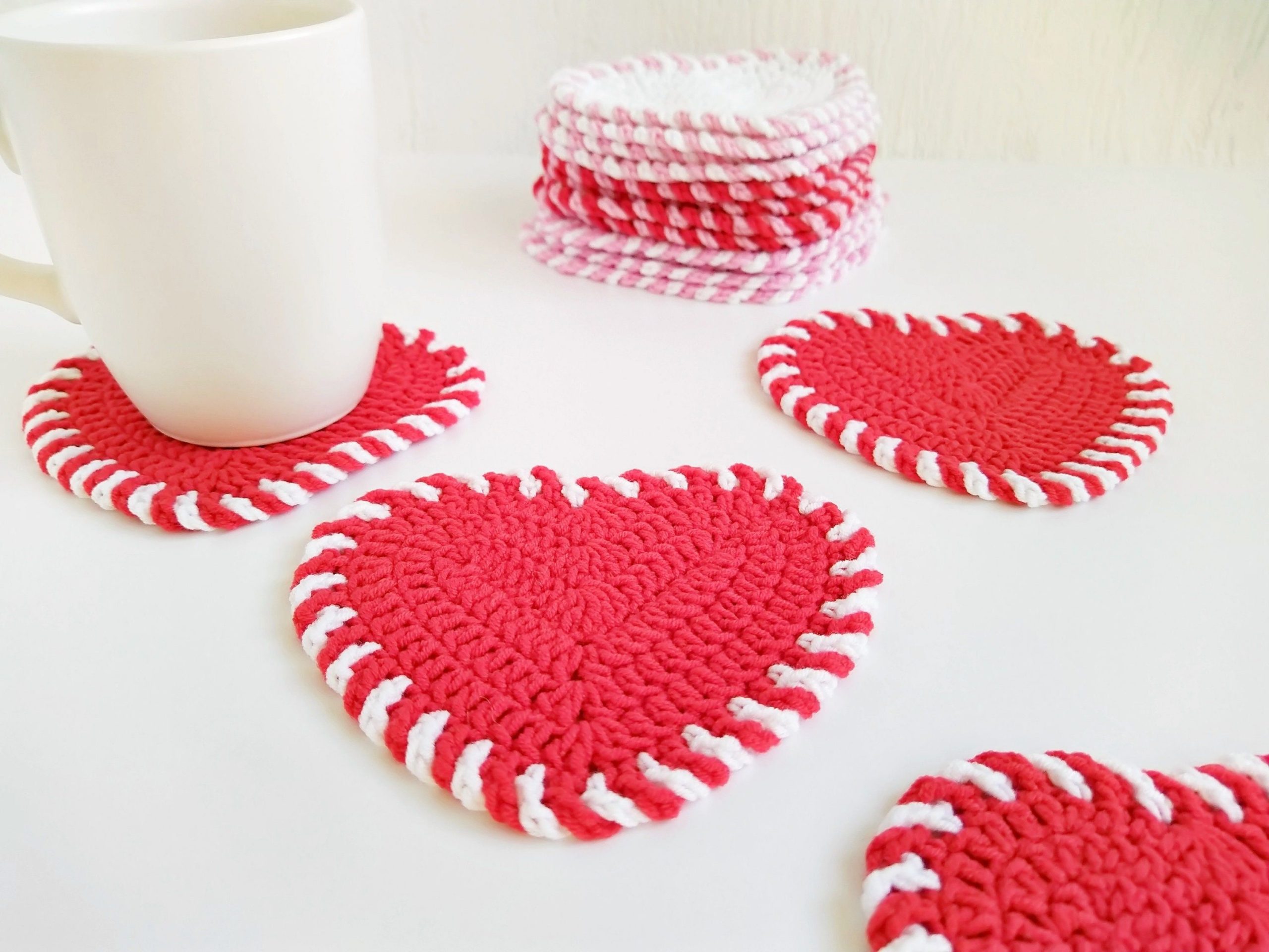 DIY crochet coaster for Mother's Day