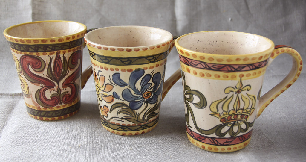 Hand painted mugs
