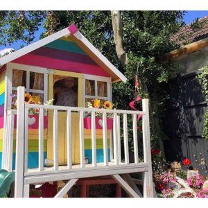 best-wooden-playhouse-rainbow-themed