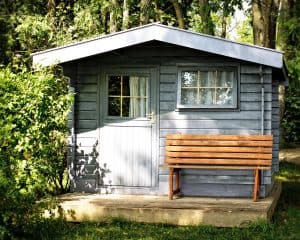 prevent-animals-under-shed-3-draw-a-chalk-line-around-the-shed