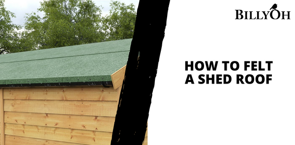 How To Felt A Shed Roof