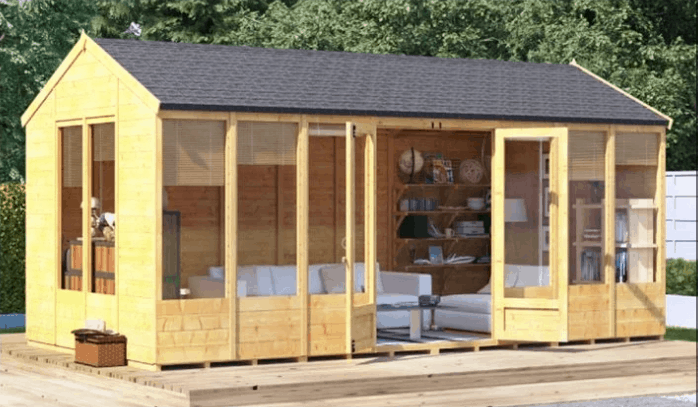 BillyOh Petra Reverse apex tongue and groove summerhouse 