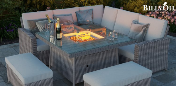 Fire Pit Tables, Patio Table With Fire Pit In The Middle