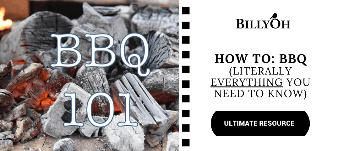 BBQ 101 with white hot charcoals