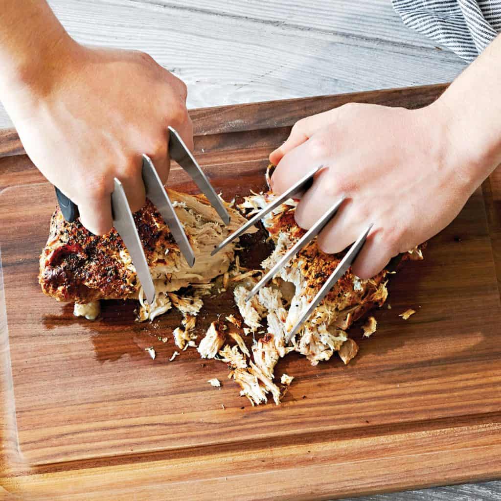 Meat Claws On Chopping Board