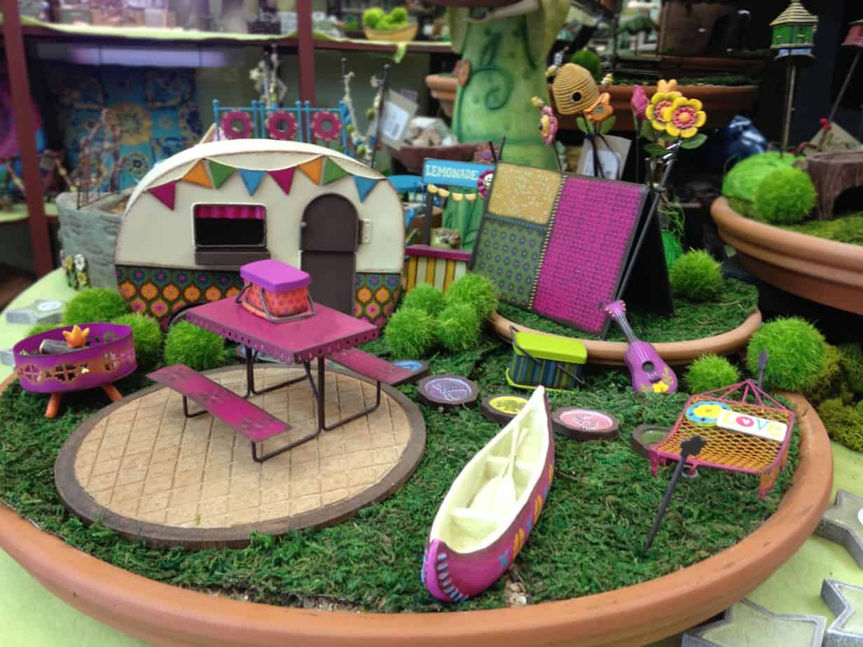 DIY campsite fairy garden