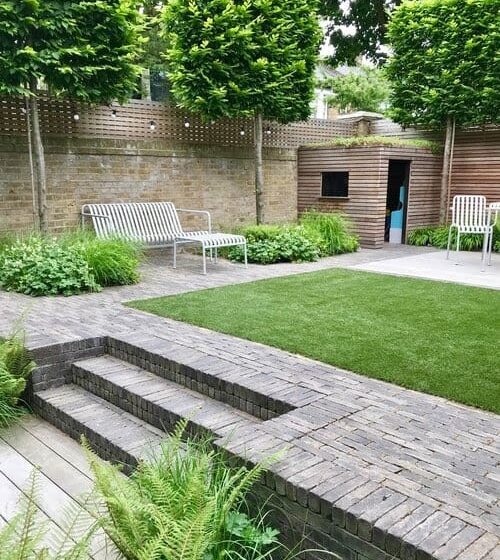 Neat and organised looking outdoor space