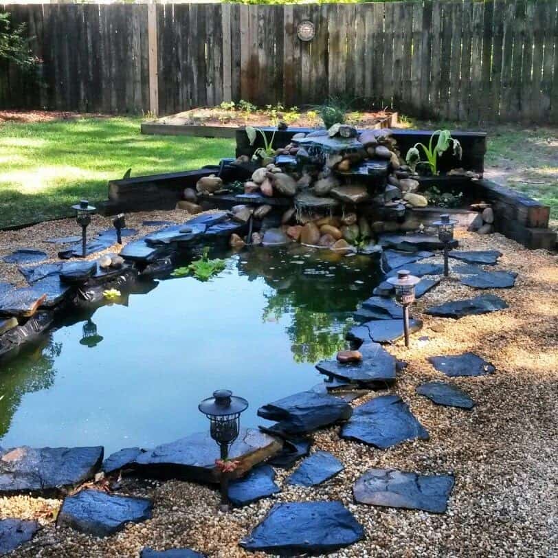 A stunning-looking pond that creates a real focal point in your garden