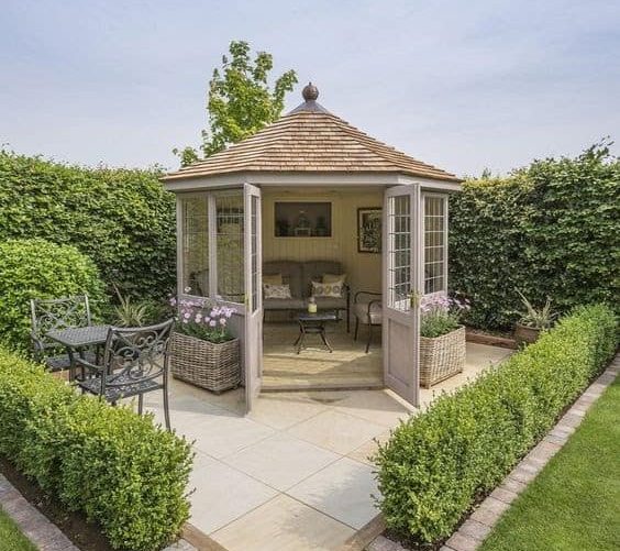 A Victorian-inspired garden cottage