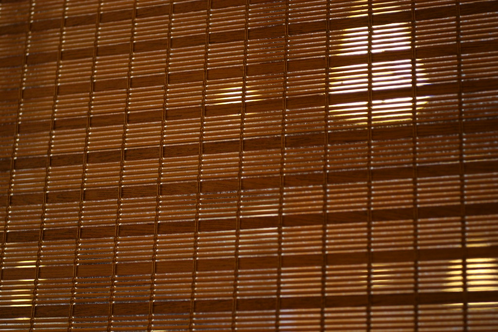 Bamboo outdoor blinds