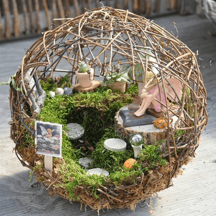 twiggy orb fairy garden