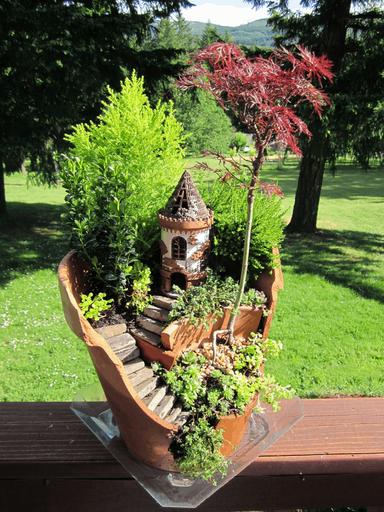 fairy garden castle