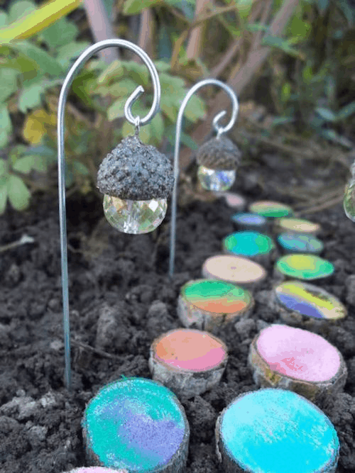 acorn lantern lights