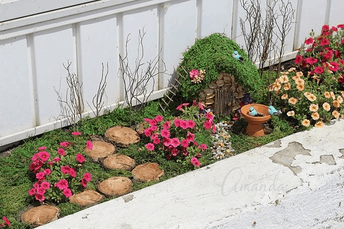 windowbox fairy garden