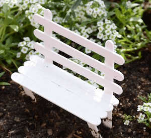 ice lolly stick bench
