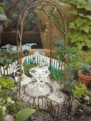 fairy garden patio