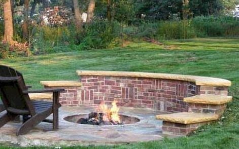 Backyard fire pit setup perfect for stargazing