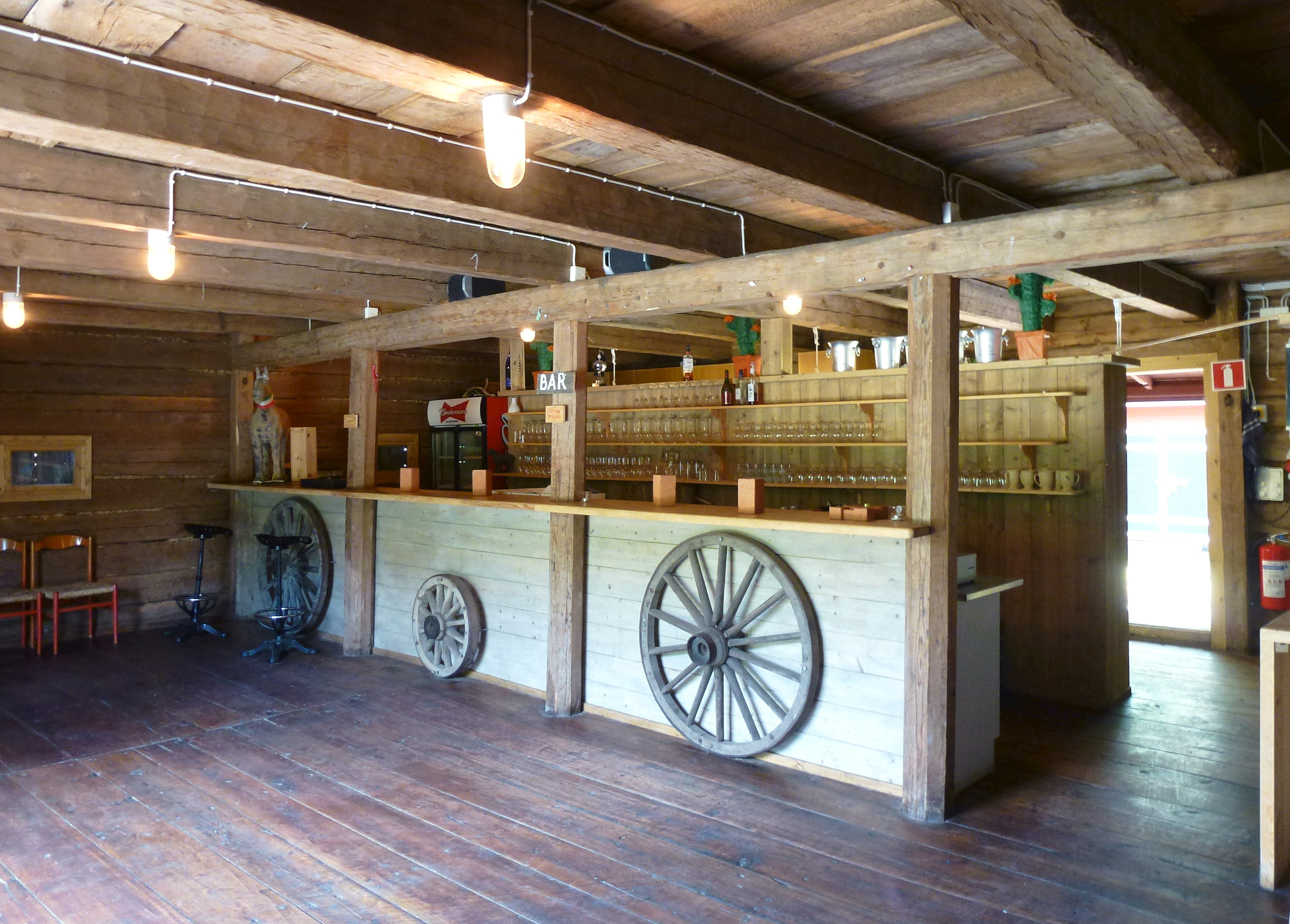 Rustic bar shed