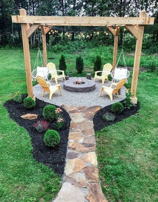 Hottest Garden Fire Pit Ideas You Don T, Outdoor Fire Pit Ideas With Swings