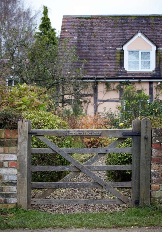 English garden gate