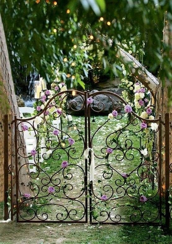 Vintage garden gate