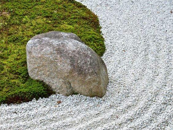 Zen rock garden