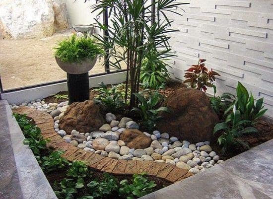 Indoor rock garden