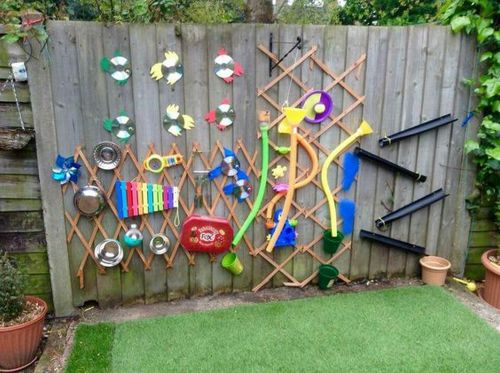 Sensory garden wall ideas for kids