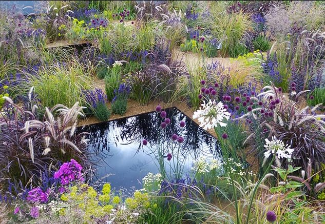 A lovely sensory garden space with stress-relieving scents of herbs