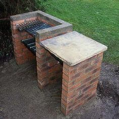 DIY brick BBQ ideal for small gardens