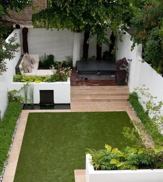 Rectangular Garden Ideas To Maximise, How To Landscape A Small Rectangular Backyard