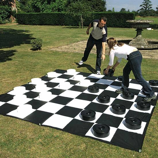 A massive lawn board game