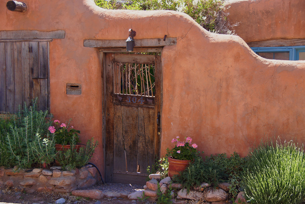 Rustic garden door gate