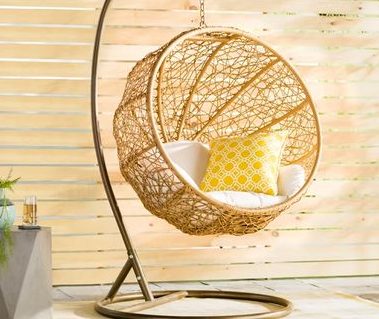 Summer splendour basket swing chair