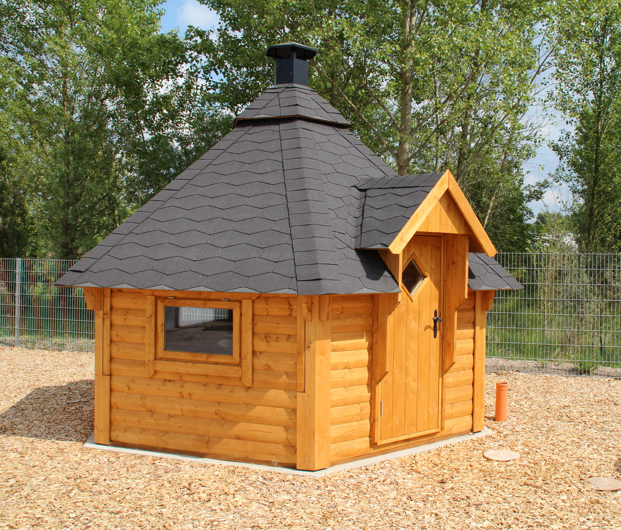 Bespoke shed BBQ shelter