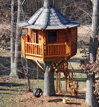Gazebo style treehouse