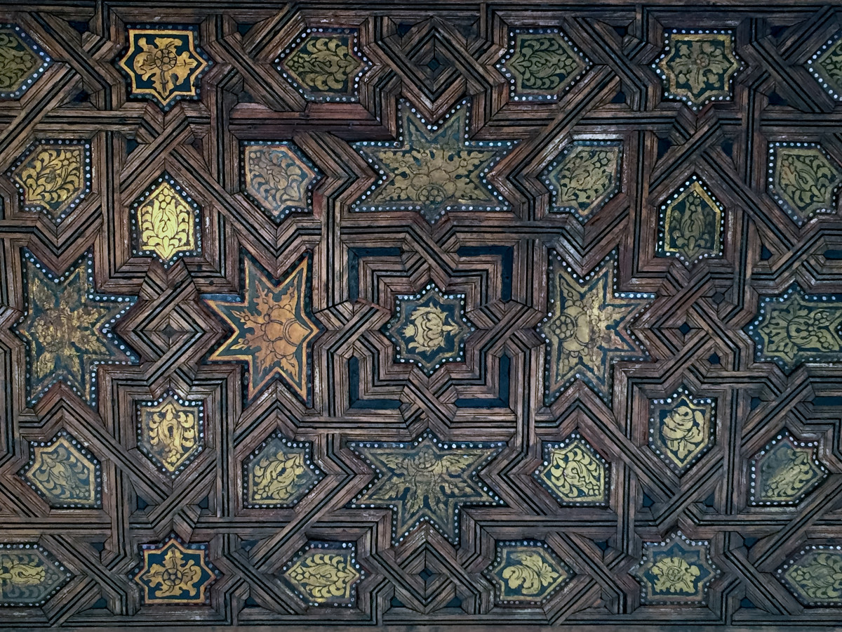 Patterned Moorish tiles