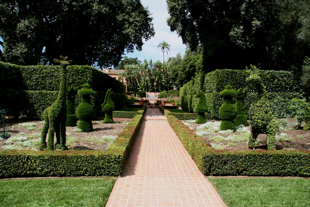 Topiary garden display