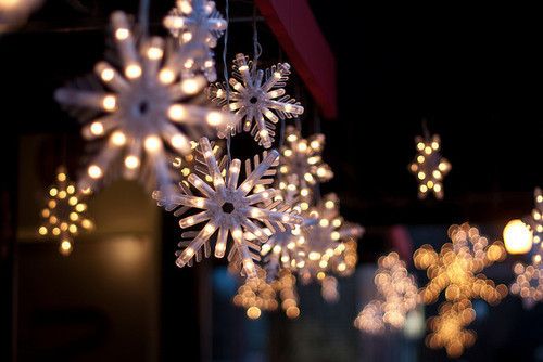 LED snowflakes Christmas lights