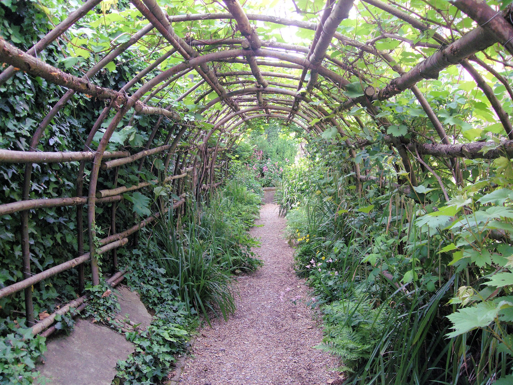 Tunnel effect arbour.