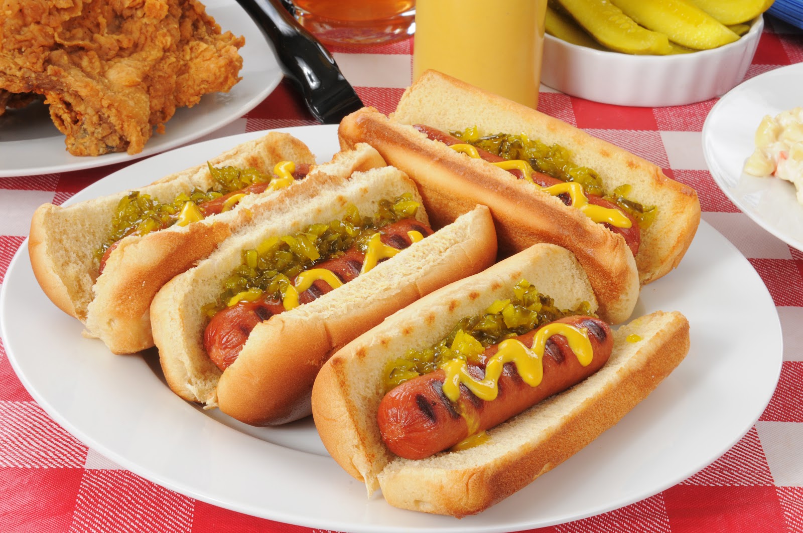 Picnic hot dogs