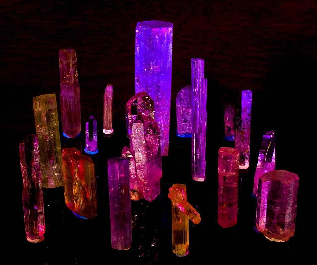 LED garden crystal gems