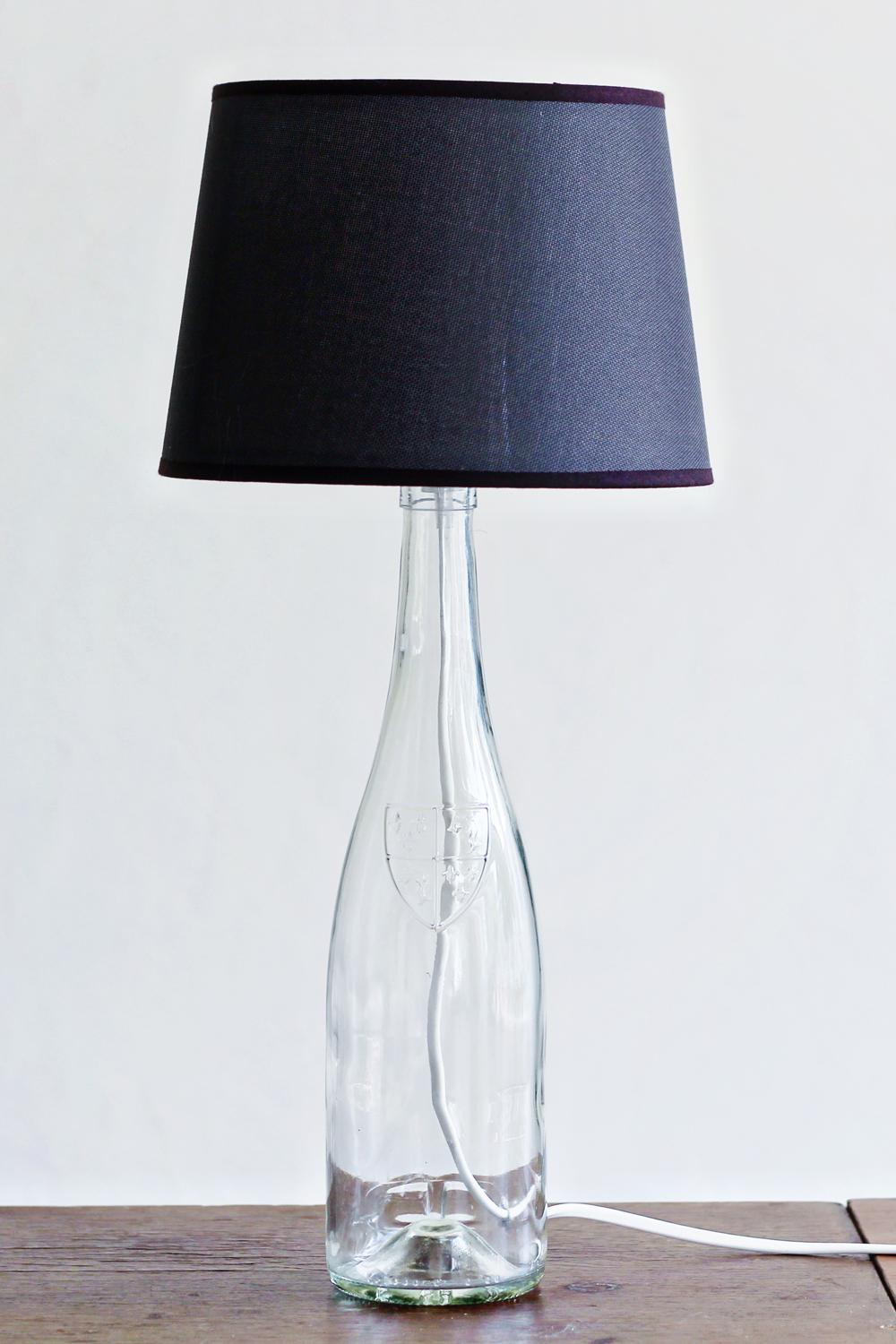 DIY bottle lamp