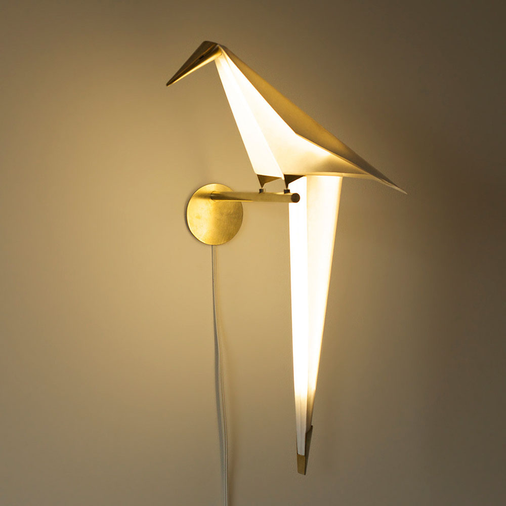Origami bird light