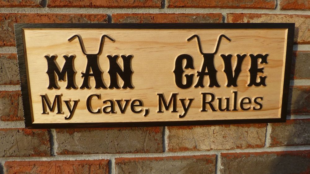 Personalised man cave sign