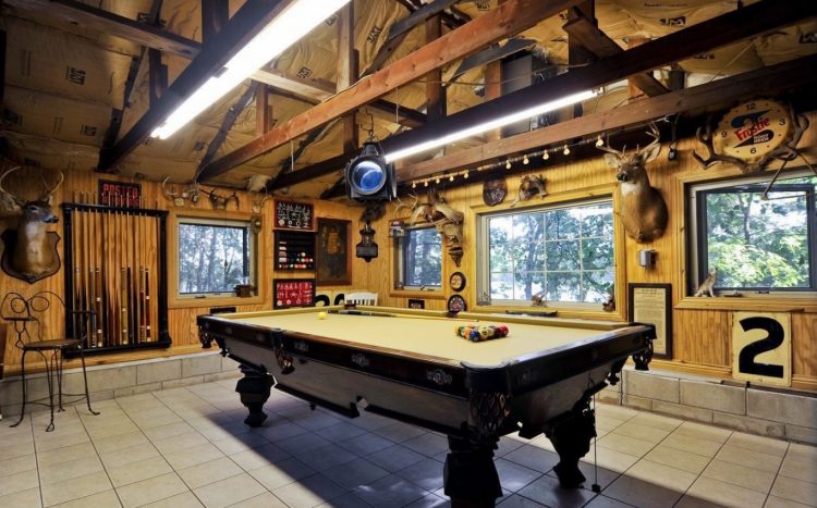 Western themed man cave
