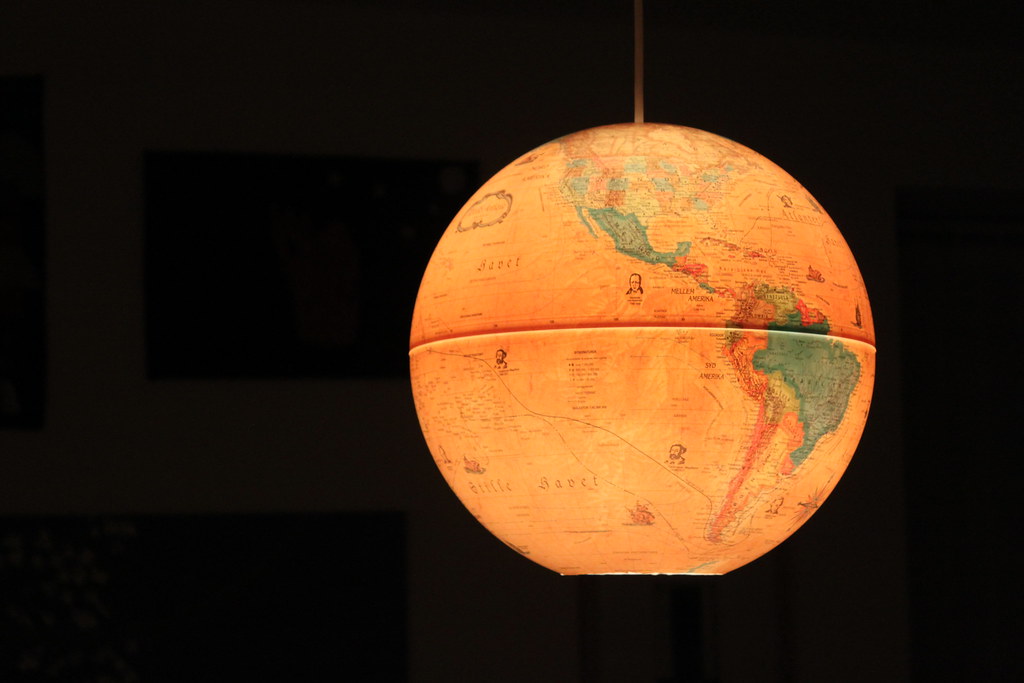 Hanging globe lighting